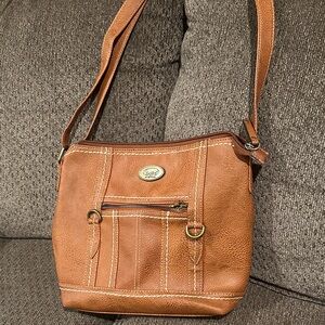 The Sak Tan Leather Crossbody Bag